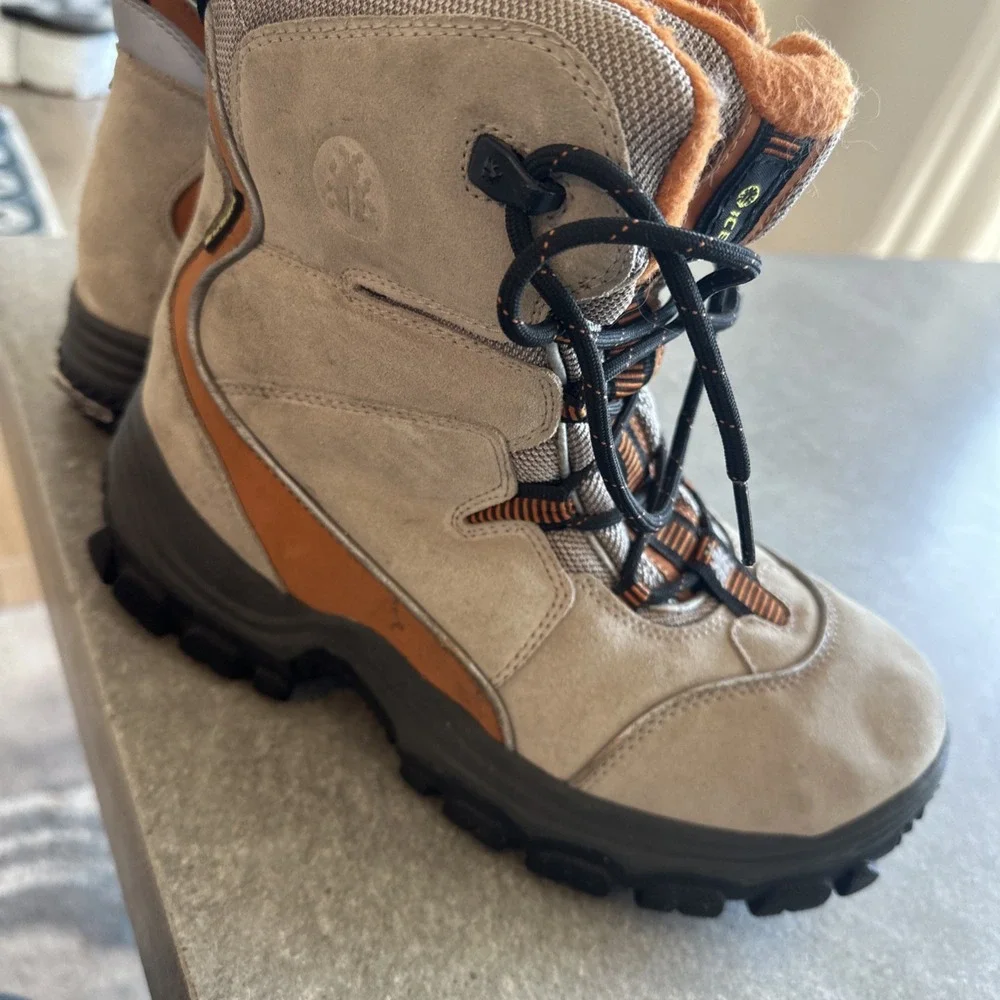 Icebug Sorsa Snow Ice Boots Men US size 8/41 Beige Lace Up